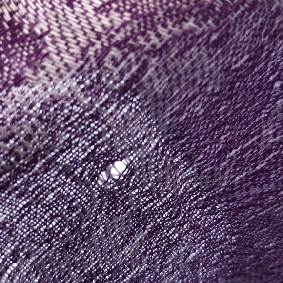 Pashmina Scarf Purple Silver - Picture 5 of 5